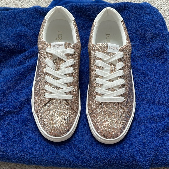 J. Crew Shoes - NWOT J. Crew Glitter Sneakers